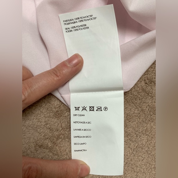 NWT - Club Monaco Open Shoulder Dress - blushed pink colour - size US 0 - Picture 13 of 15